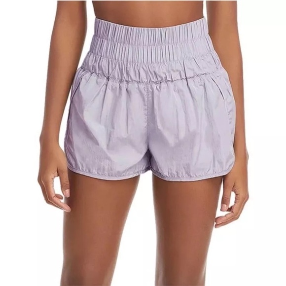 FP Movement by Free People Pants - FP Movement Free People The Way Home High Rise Athletic Shorts Lavender Small